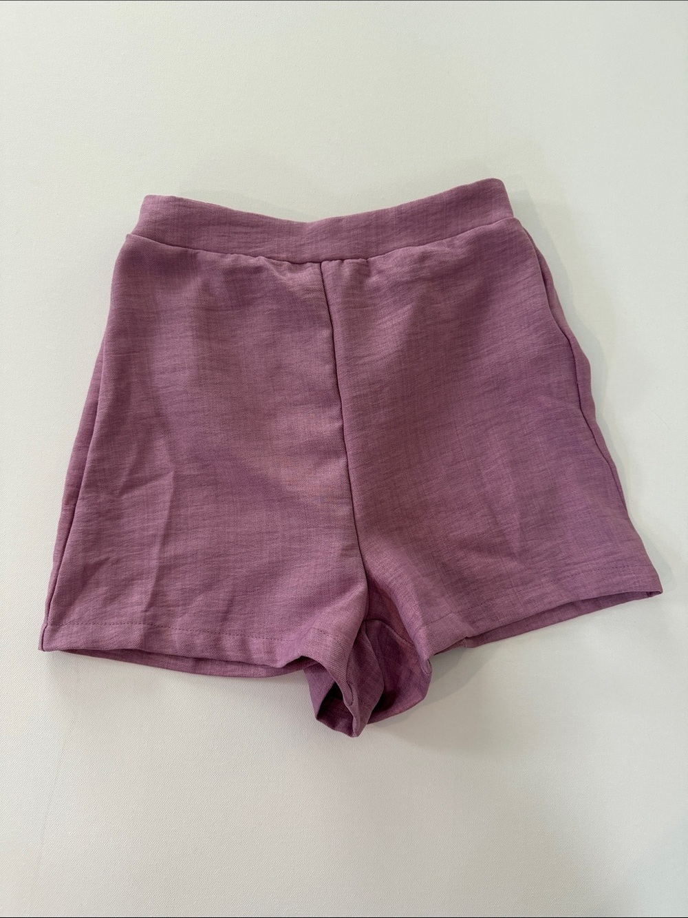 High-Waist Mauve Women's Shorts